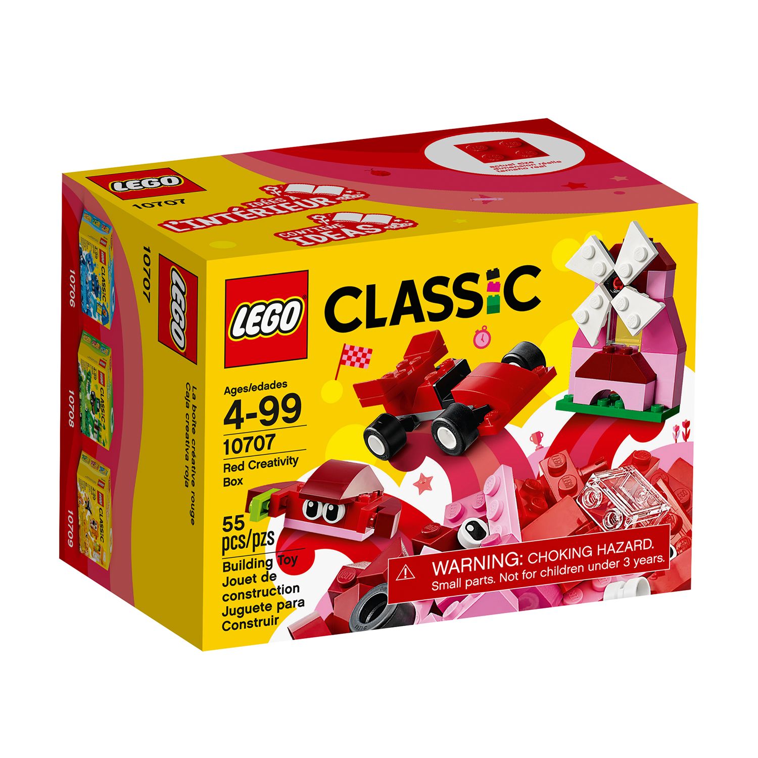 lego classic red car