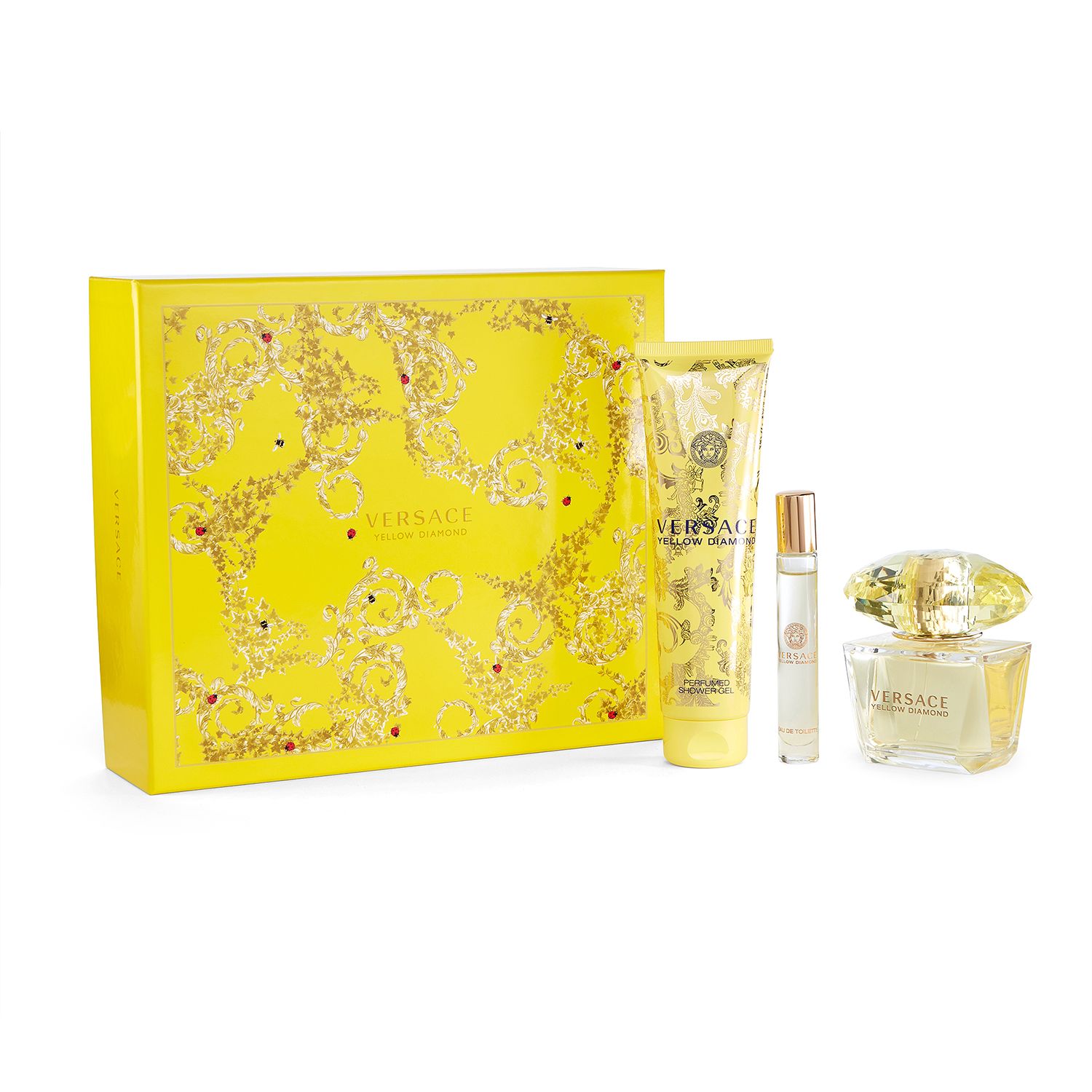 versace perfume yellow diamond set