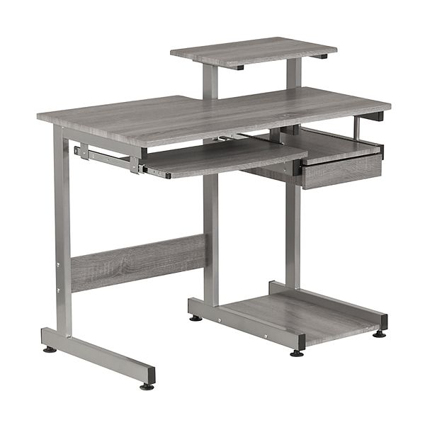 Techni Mobili  Complete Workstation Computer Desk with Storage