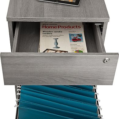 Techni Mobili Rolling 2-Drawer Filing Cabinet