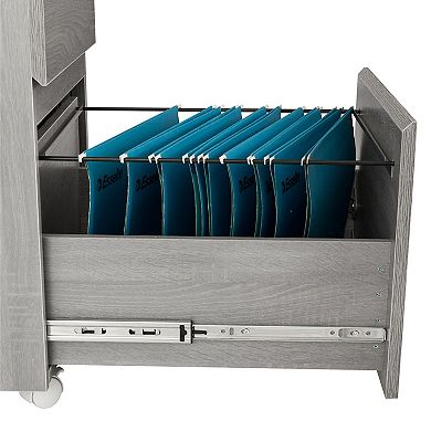 Techni Mobili Rolling 2-Drawer Filing Cabinet