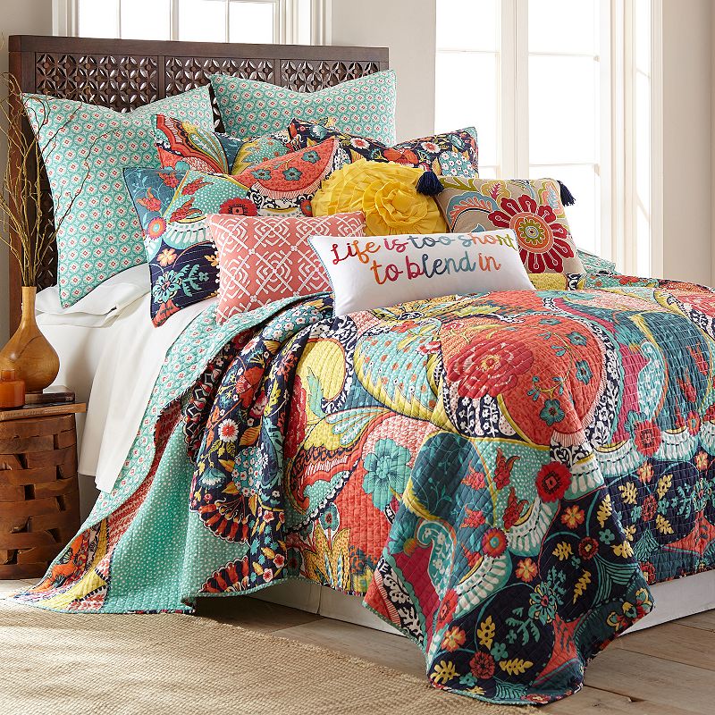 Levtex Home Jules Quilt Set, Multicolor, Full/Queen