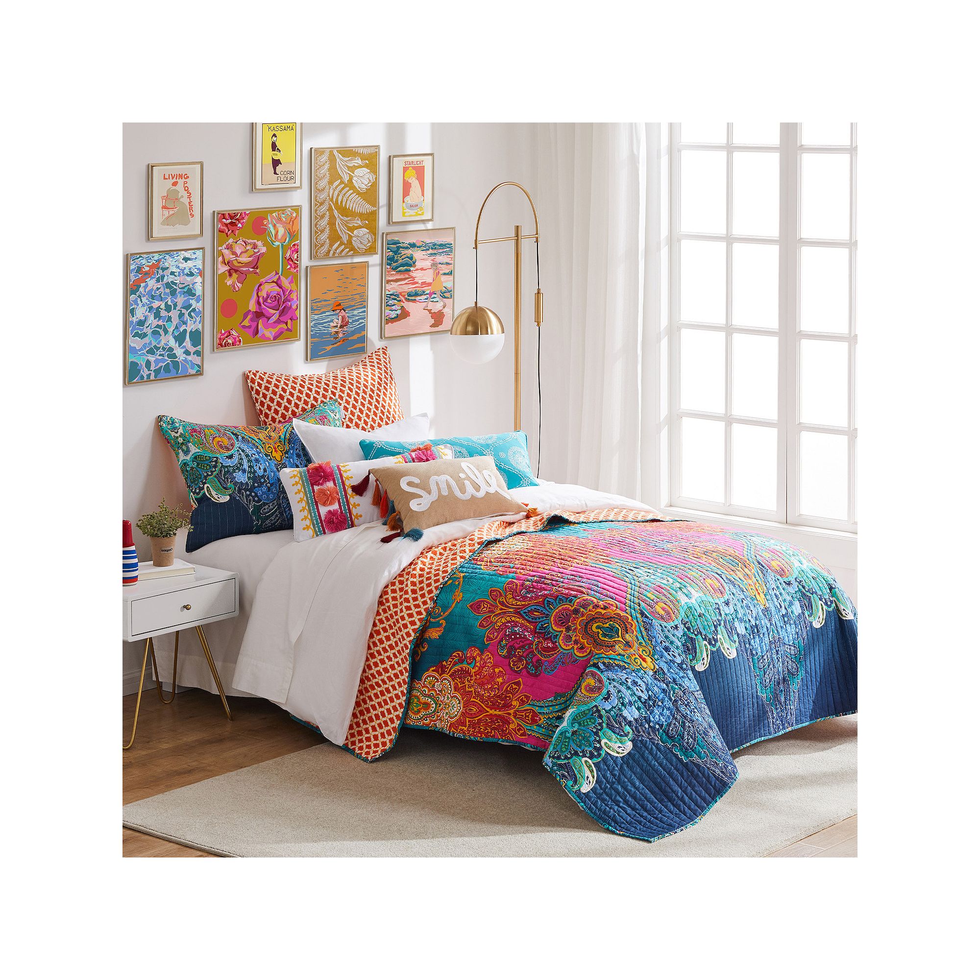 Levtex Home Mackenzie Quilt Set, Blue