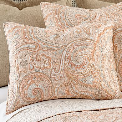 Levtex Home Spruce Coral Quilt Set with Shams
