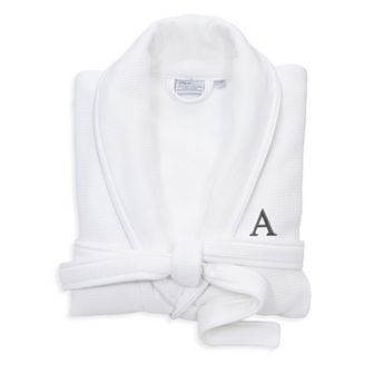 Linum Home Textiles Turkish Cotton Personalized Waffle Terry Bathrobe