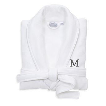 Linum Home Textiles Turkish Cotton Personalized Waffle Terry Bathrobe