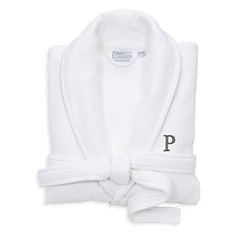 Linum Home Textiles Turkish Cotton Personalized Waffle Terry Bathrobe