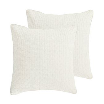 Levtex Home Cross Stitch Euro Shams