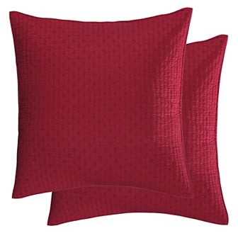 Levtex Home Cross Stitch Euro Shams
