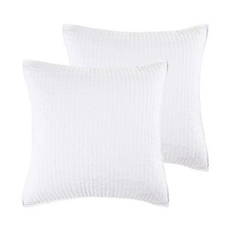 Levtex Home Cross Stitch Euro Shams