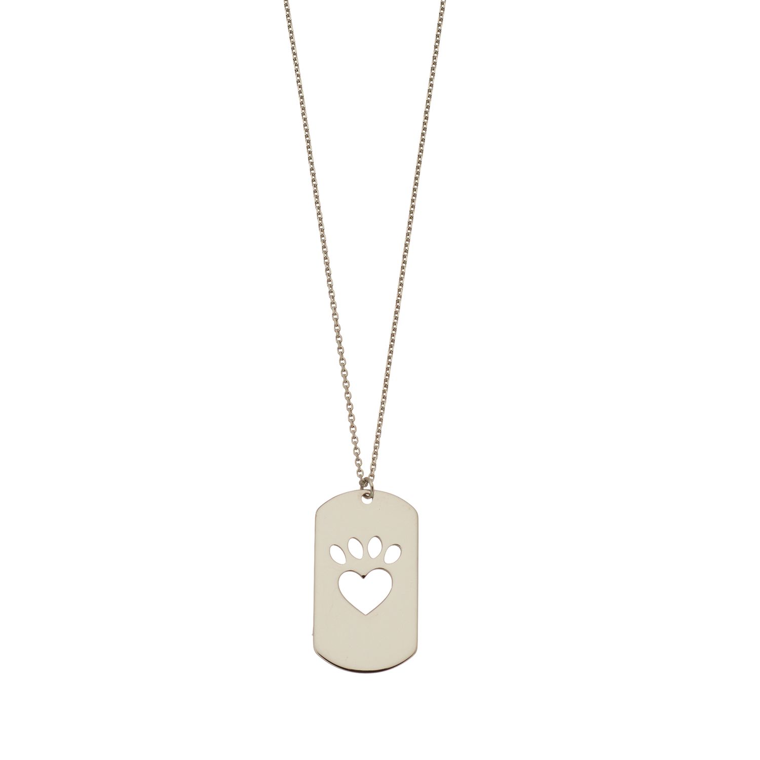 paw print necklace kohls