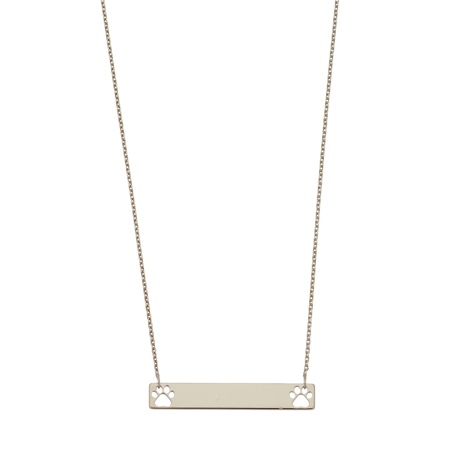 paw print necklace kohls