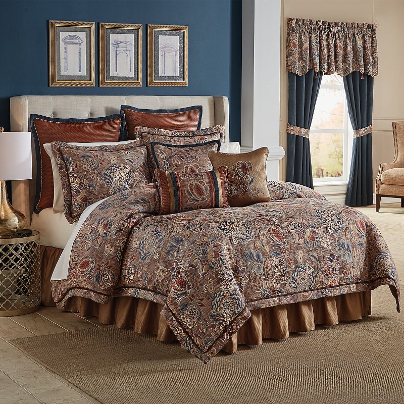 UPC 083013007372 Croscill(R) Brenna Comforter Set Queen, Gold Multi