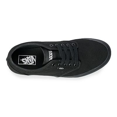 Black vans at kohls best sale