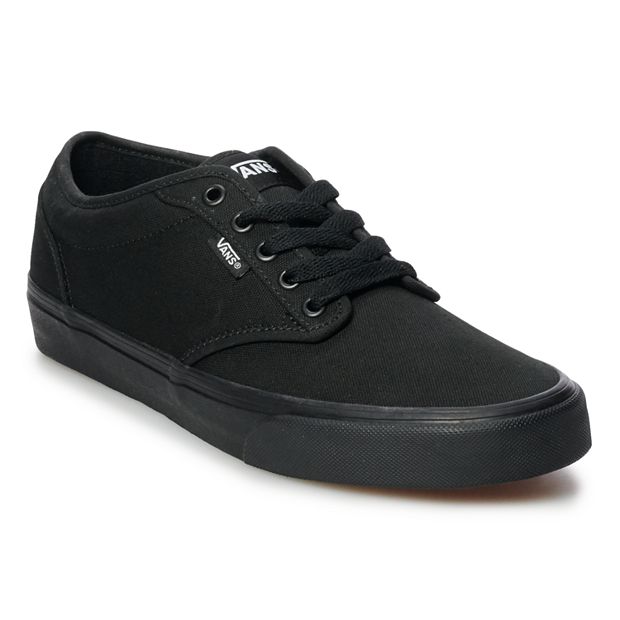 Completely black vans best sale