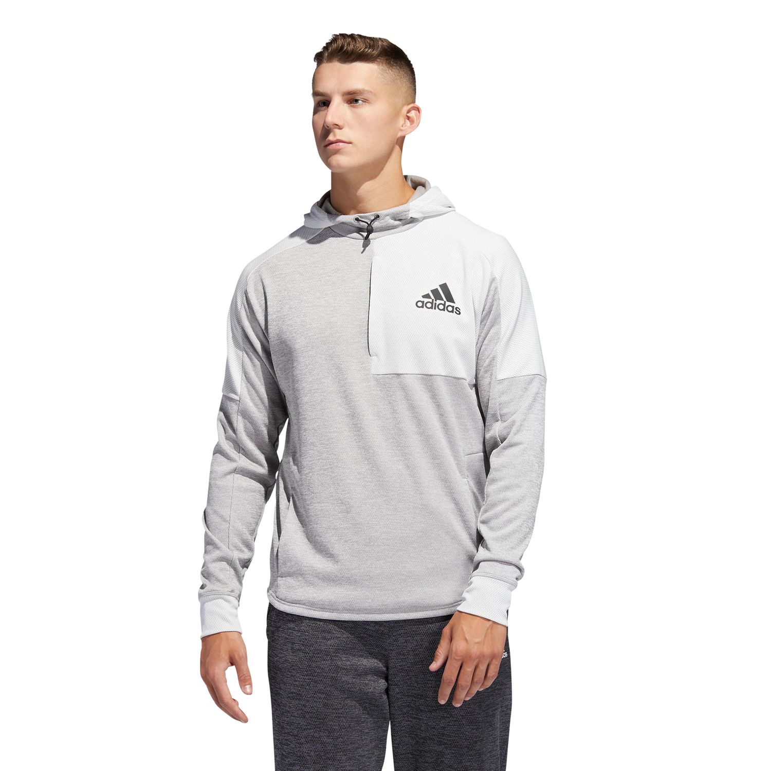 men's adidas team issue performance logo hoodie