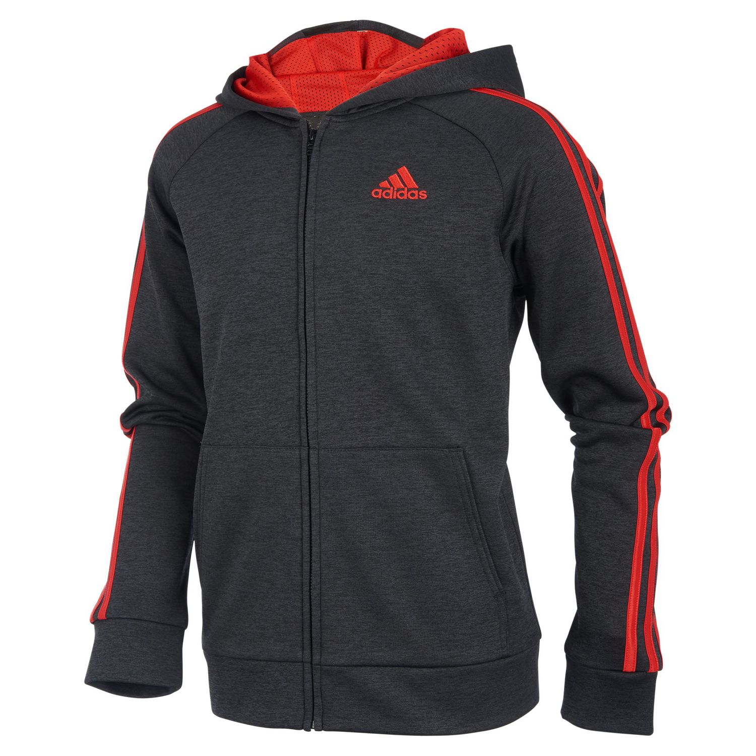 boys adidas zip up hoodie