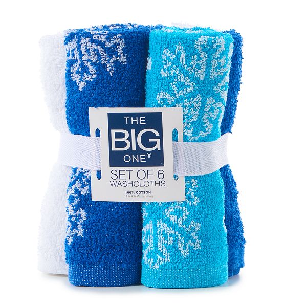 The Big One® 6-pack Washcloth Set