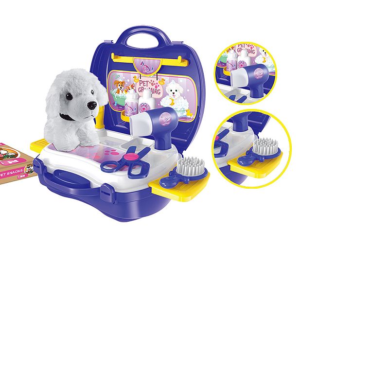 UPC 813023010716 product image for World Tech Toys Pet Grooming Suitcase Playset | upcitemdb.com