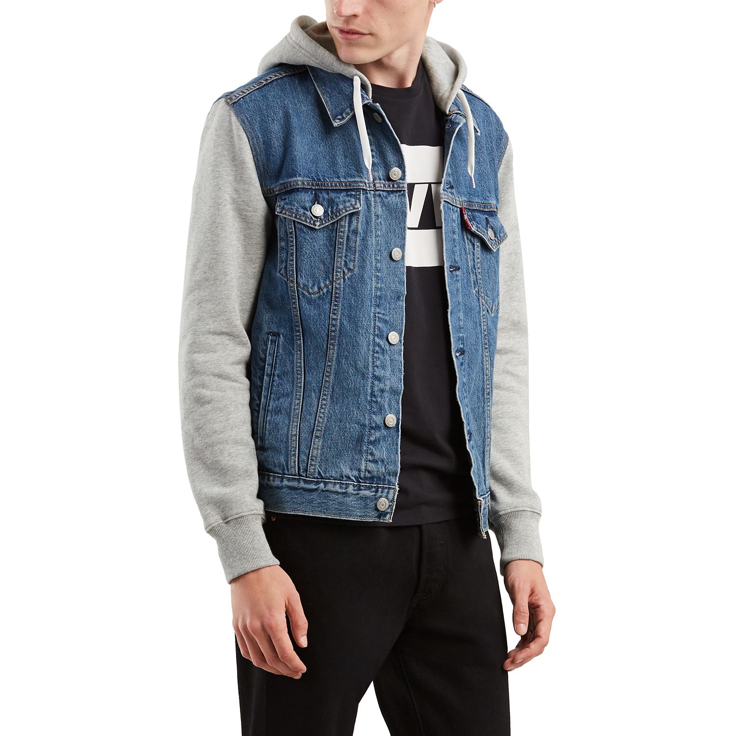 levi's fleece jean jacket