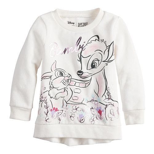Disney's Bambi Toddler Girl Softest Fleece Sweatshirt by Jumping Beans®
