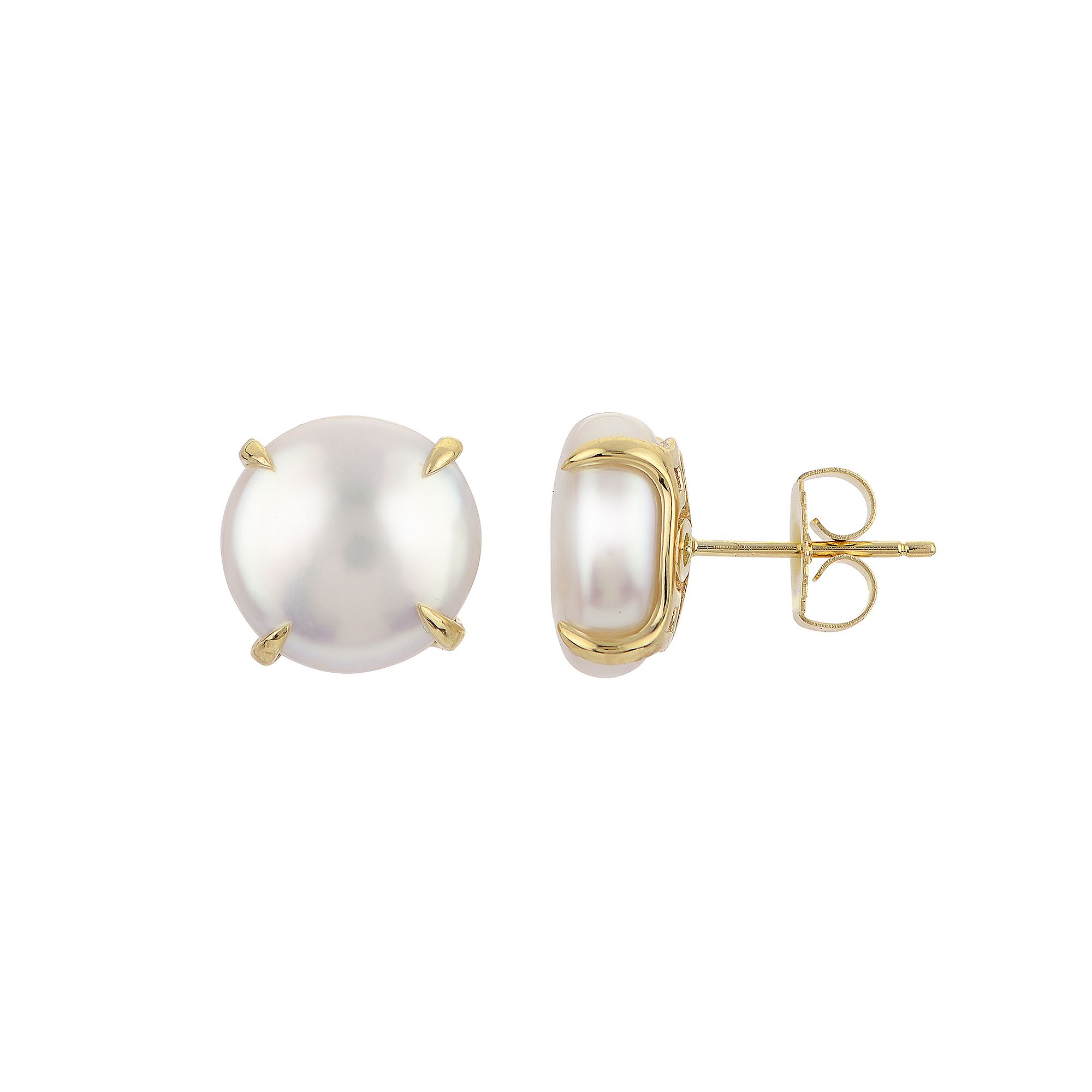 PearLustre by Imperial Freshwater Cultured Coin Pearl Stud Earrings, Women