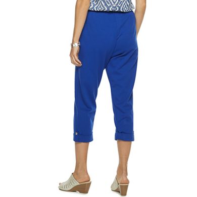 Women's Cathy Daniels Nautical Pull-On Capris