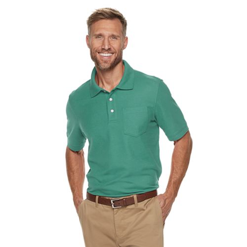 easy care pique polo