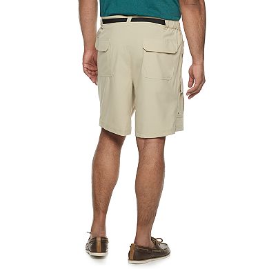 Big & Tall Croft & Barrow® Classic-Fit Twill Belted Outdoor Shorts