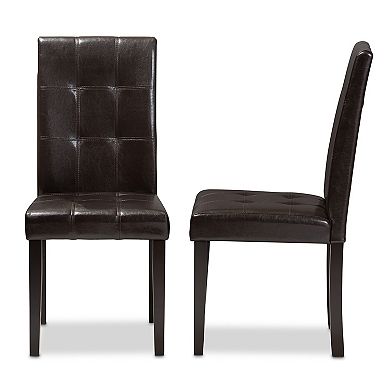 Baxton Studio Modern Dining Chair 2-piece Set