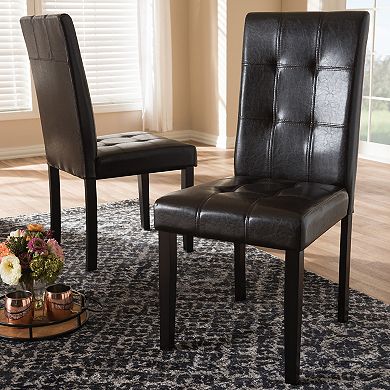 Baxton Studio Modern Dining Chair 2-piece Set