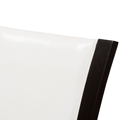 Baxton Studio Modern White Dining Chair 2-piece Set