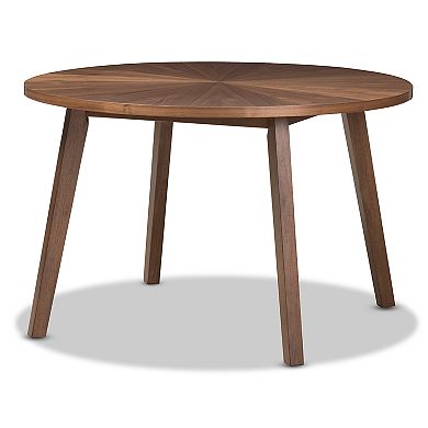 Baxton Studio Mid-Century Black Dining Set