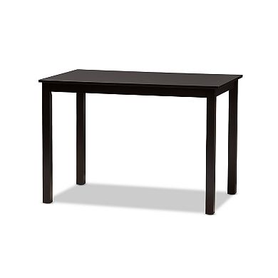 Baxton Studio Modern Espresso 5-Piece Dining Set