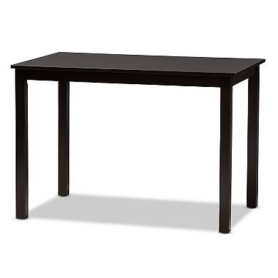 Baxton Studio Modern Espresso 5-Piece Dining Set