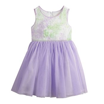 Toddler Girl Youngland Soutache Tulle Dress