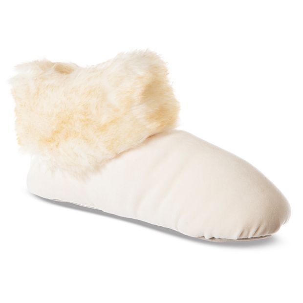 Isotoner bootie slippers store kohl's