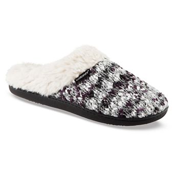 isotoner Amanda Chunky Sweater Knit Hoodback Women's Slippers