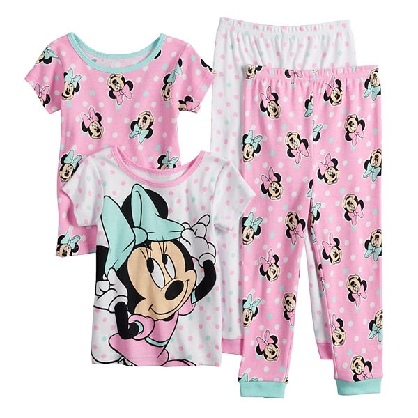 Disney's Minnie Mouse Toddler Girl Tops & Bottoms Pajama Set