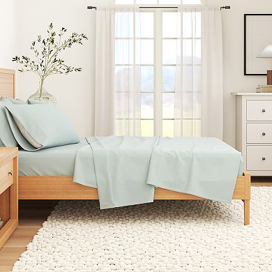 Madelinen® Cotton Solid Luxurious Flannel Sheet Set