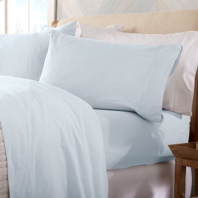 Madelinen® Cotton Solid Luxurious Flannel Sheet Set