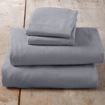 Madelinen® Cotton Solid Luxurious Flannel Sheet Set