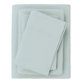 Madelinen® Cotton Solid Luxurious Flannel Sheet Set