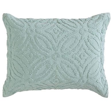 Beatrice Home Fashions Alicia Chenille Wedding Ring Bedspread or Sham