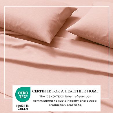 Madelinen® Heathered Jersey Knit Sheet Set