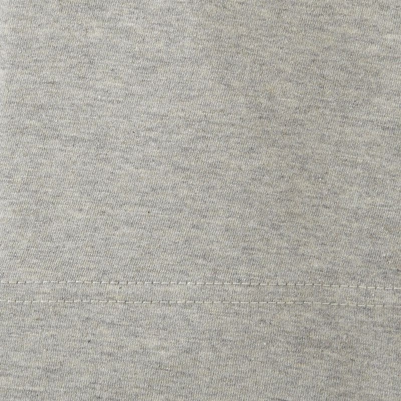 Great Bay Home Heathered Jersey Knit Sheet Set, Grey, Twin