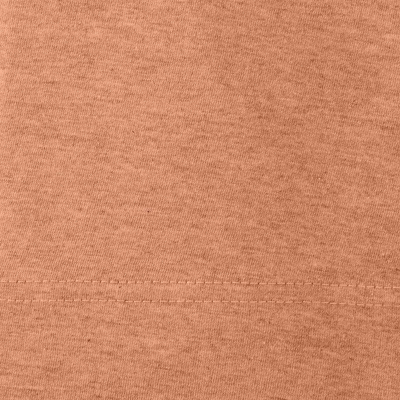 Great Bay Home Heathered Jersey Knit Sheet Set, Orange, King Set