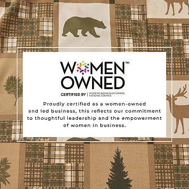 Madelinen® Lodge Printed Brushed Printed Sheet Set
