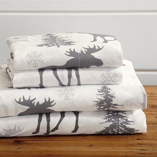Great Bay Home Mountain Printed Microfiber Sheet Set