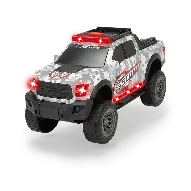 Dickie Toys Light & Sound Ford F150 Scout Raptor, Multicolor